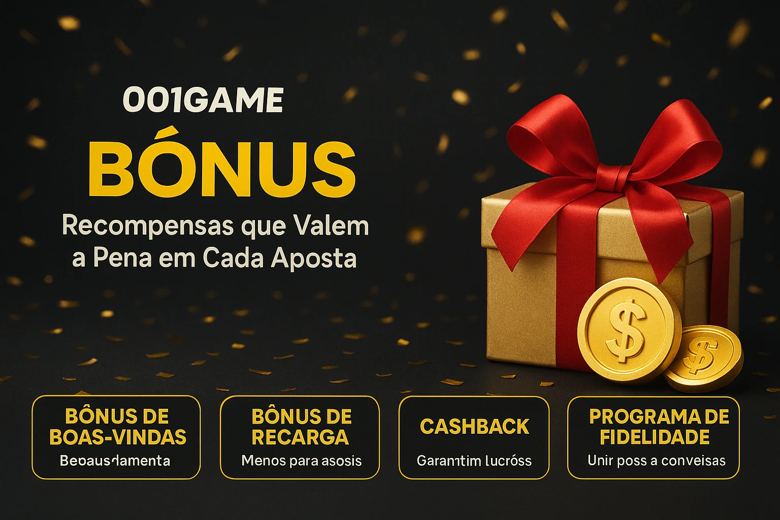O bônus promocional 001GAME é uma ótima maneira de começar sua aventura