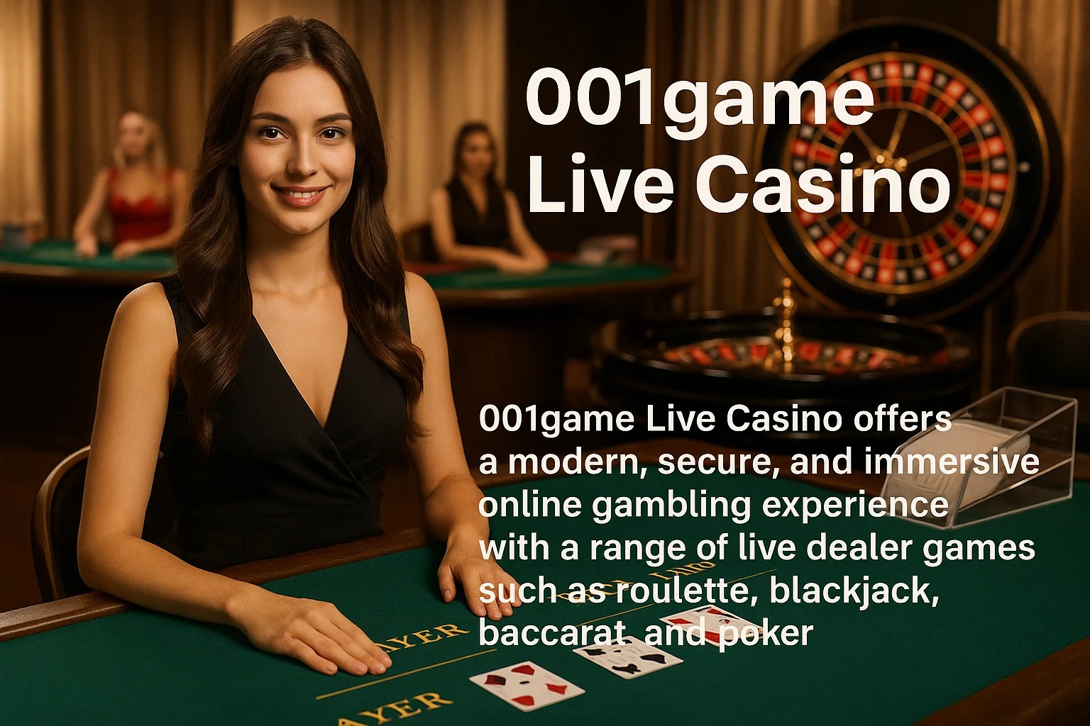 O 001GAME Live Casino lança promoções regularmente