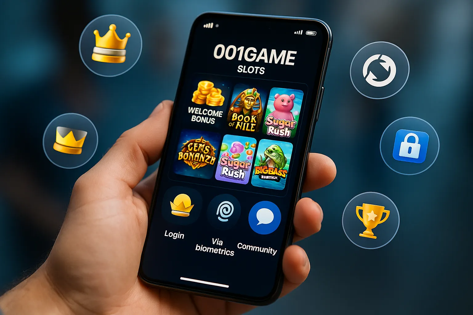 Jogos de Slot no Casino Online 001GAME