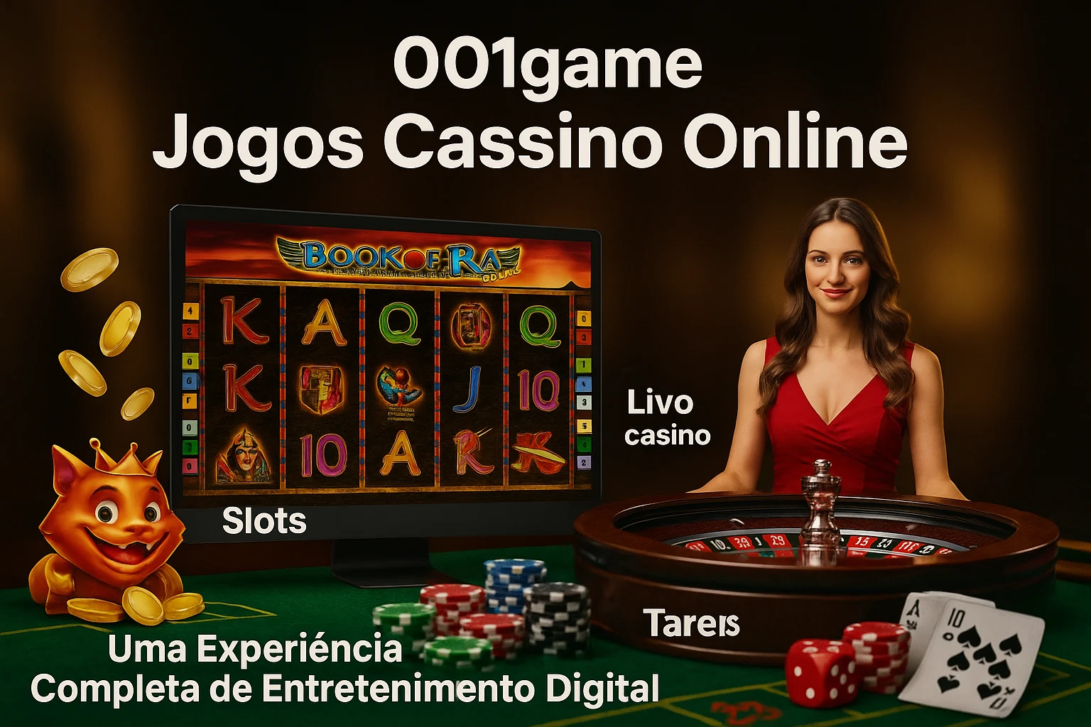 Jogos de cassino online inovadores e emocionantes na 001GAME